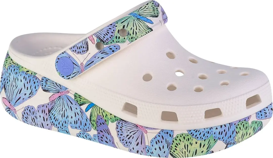 Crocs Cutie Crush Butterfly Kids Clog, voor meisje, Wit, Slippers, maat: 28/29