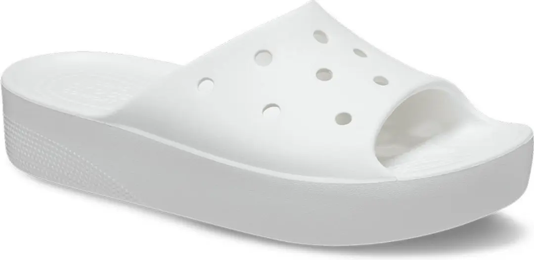 Crocs Classic Platform Dames Klapki Wit EU 39-40
