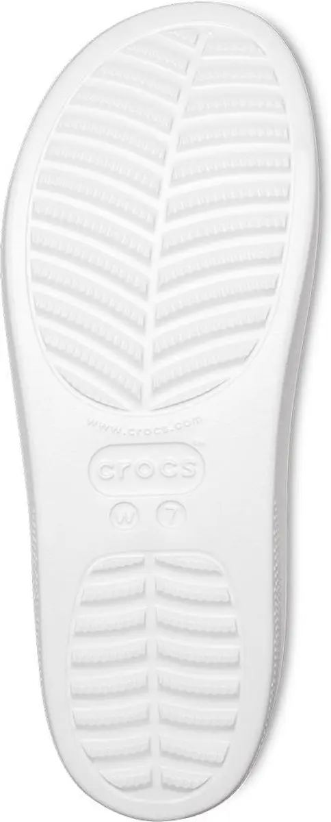 Crocs Classic Platform Dames Klapki Wit EU 39-40