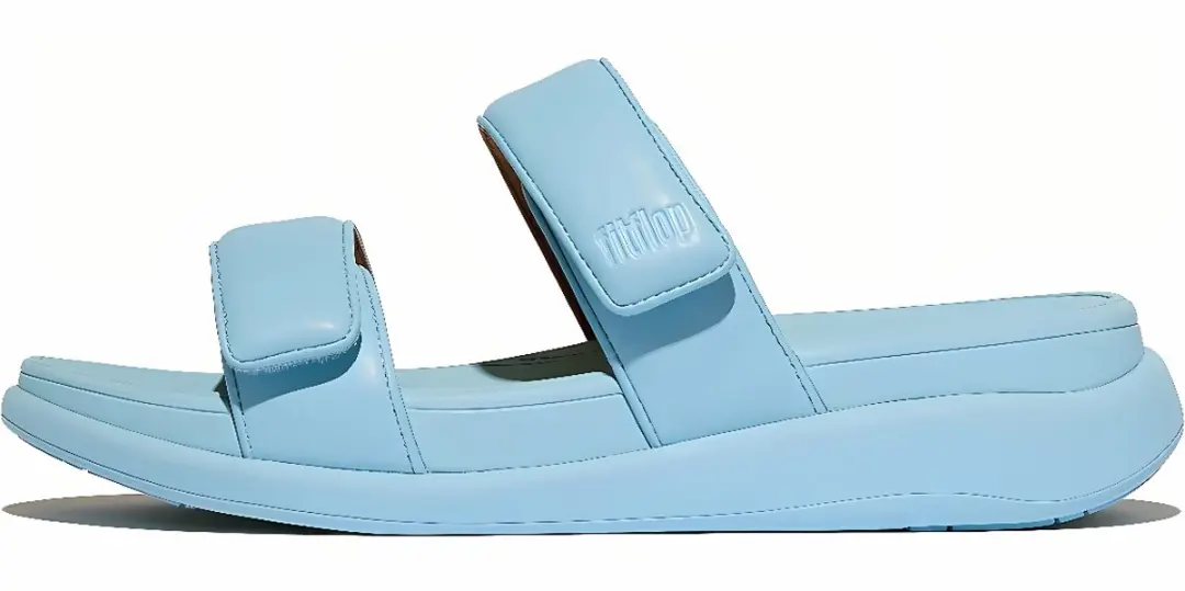 FitFlop Dames sandalen F-Mode GO verstelbare platte sandalen met twee bandjes IW