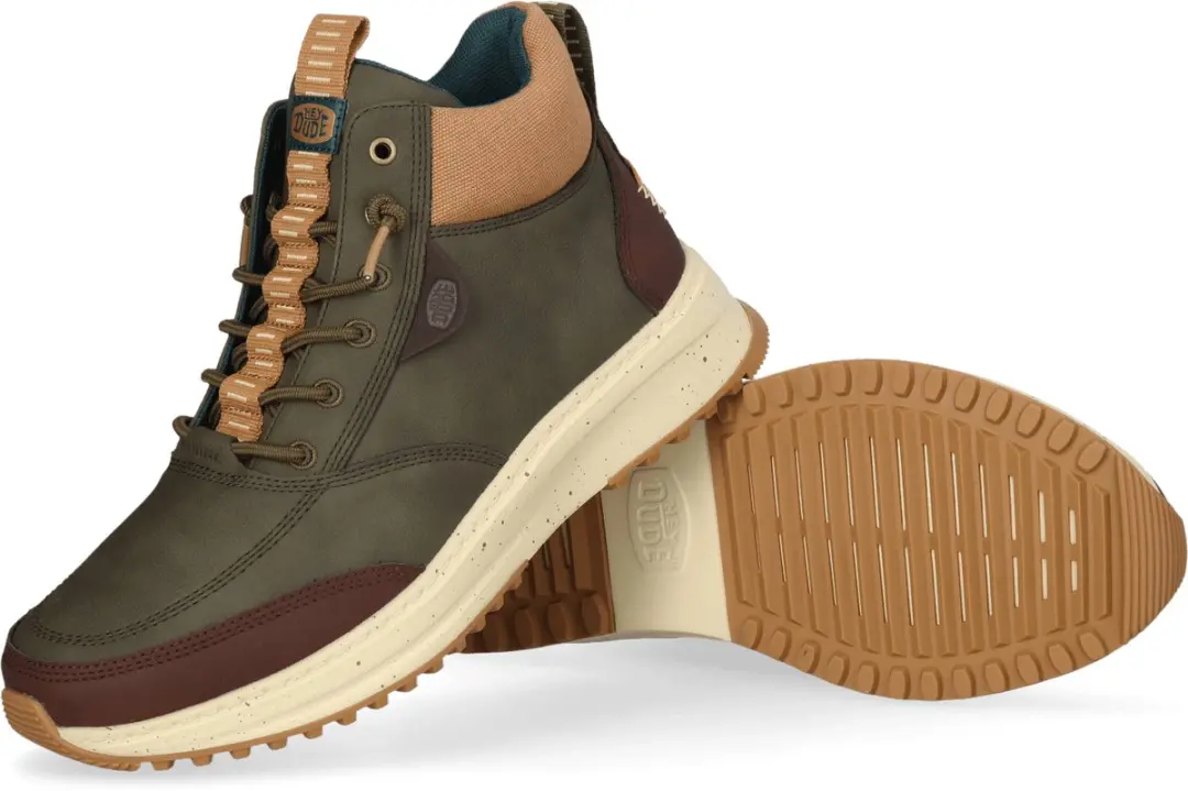 HEYDUDE Tahoe Classic Heren Boots - Maat 41 - Dark Olive/Multi - afbeelding 5 van 6