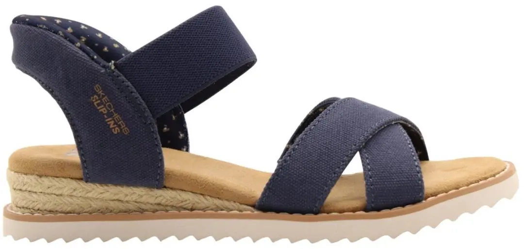 Skechers Desert Kiss Golden Lily Dames Sandalen - Navy - afbeelding 5 van 6