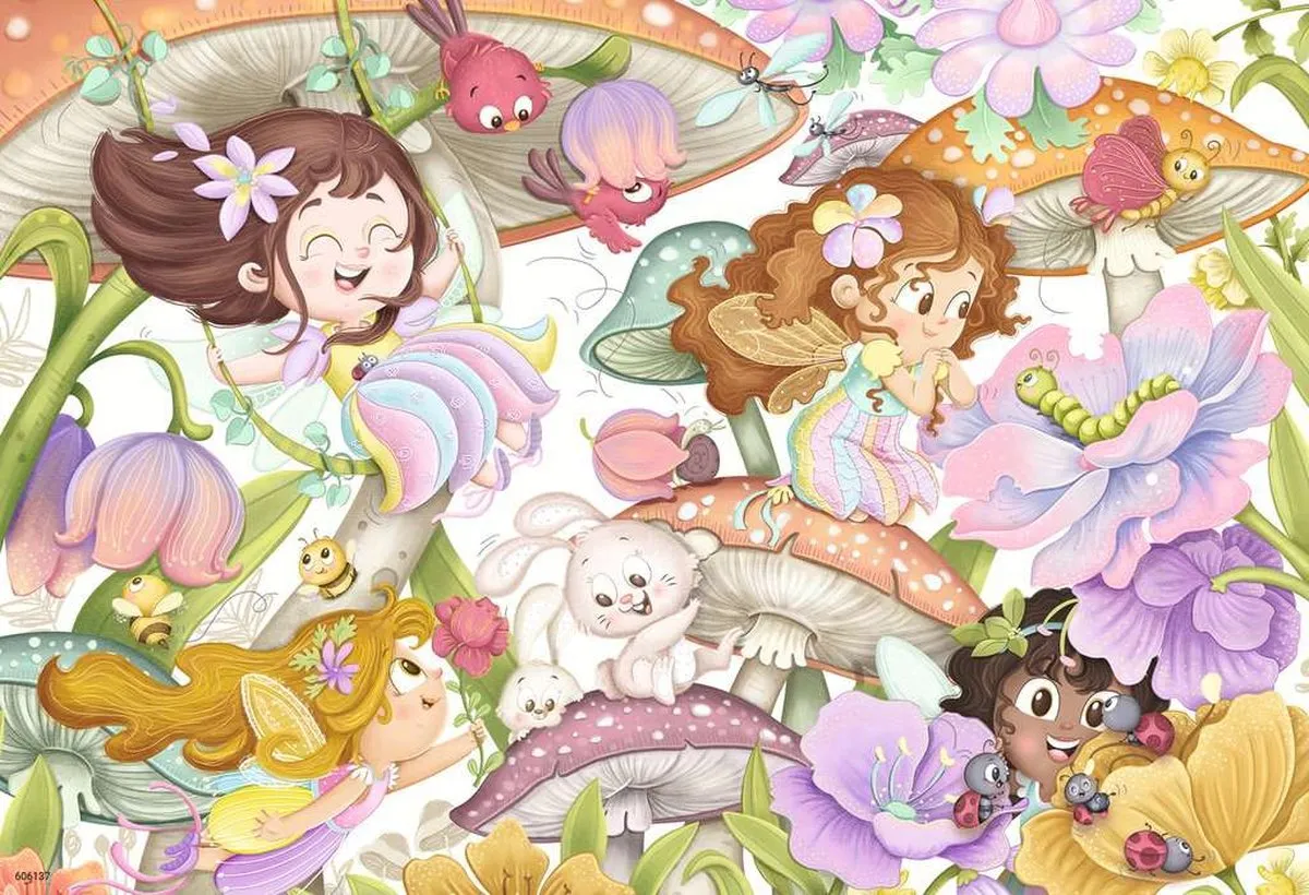 Ravensburger Kleine Feeën en Zeemeerminnen Legpuzzel 24 Stuks - Multicolor