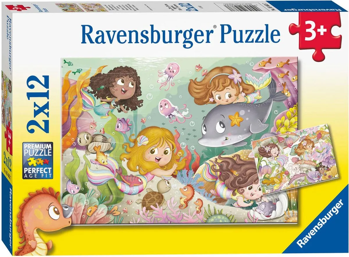 Ravensburger Kleine Feeën en Zeemeerminnen Legpuzzel 24 Stuks - Multicolor - afbeelding 6 van 6