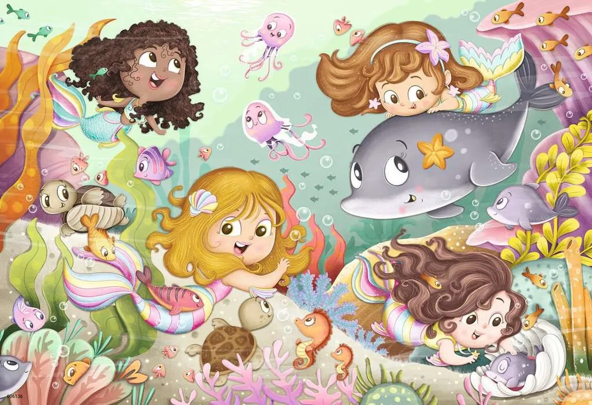 Ravensburger Kleine Feeën en Zeemeerminnen Legpuzzel 24 Stuks - Multicolor