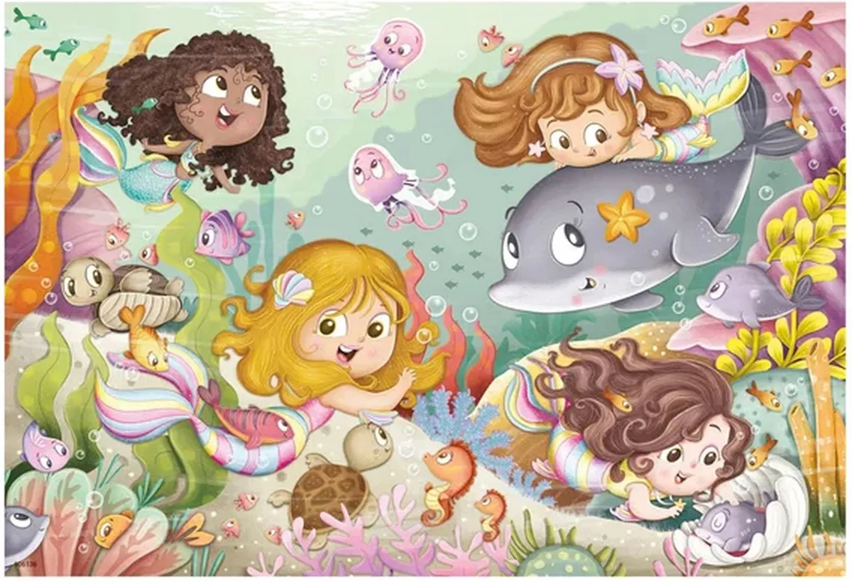 Ravensburger Kleine Feeën en Zeemeerminnen Legpuzzel 24 Stuks - Multicolor