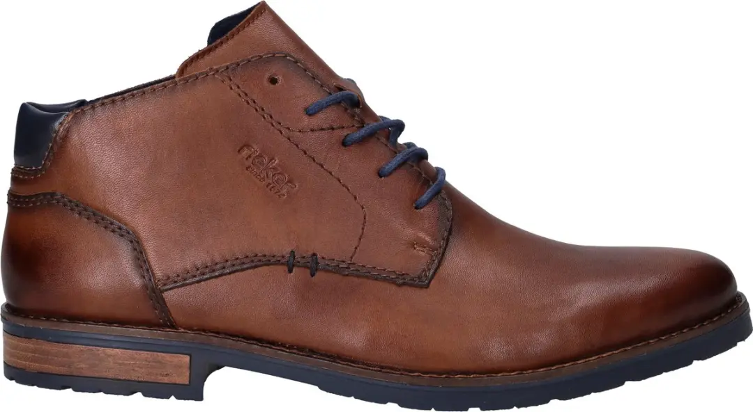 Rieker Veterschoenen cognac Leer