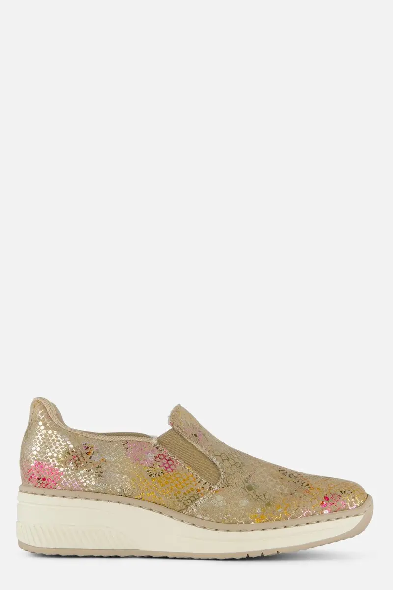 Rieker Instappers beige Synthetisch