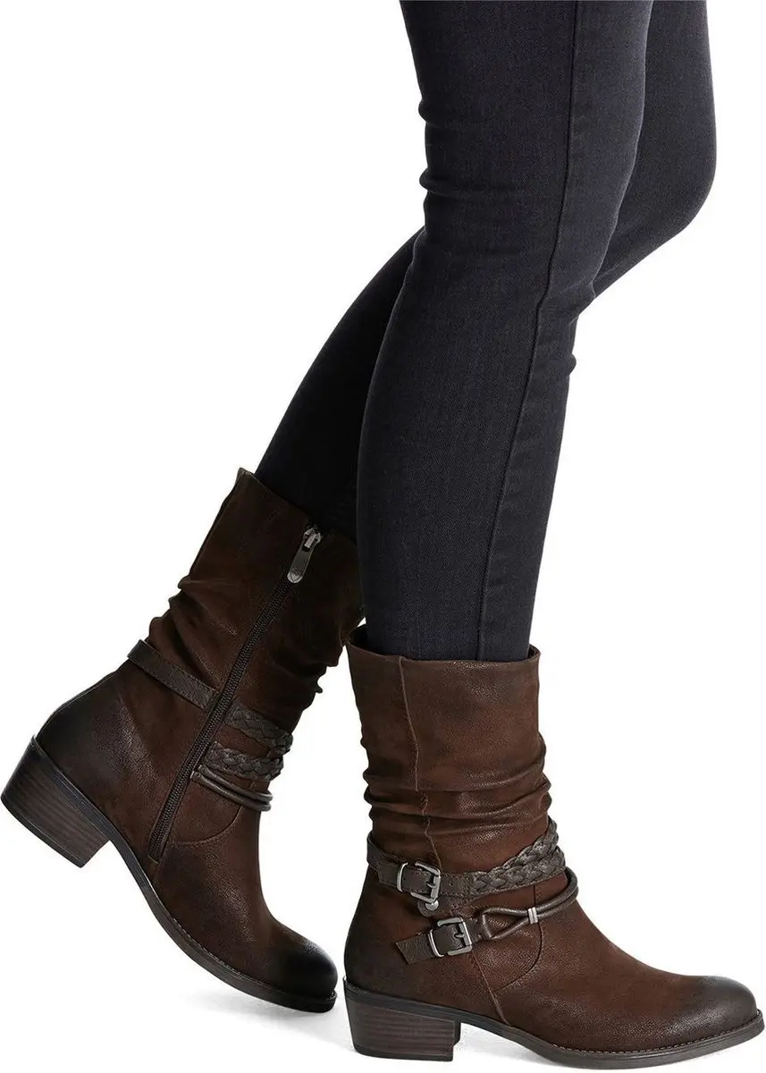 Marco Tozzi Dames Enkellaarsje 2-25316-41 307 F-breedte Maat: 38 EU