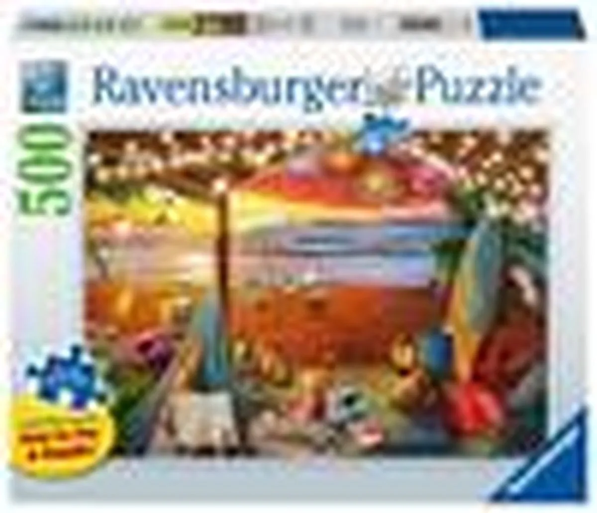 Ravensburger Gezellige Cabana Legpuzzel 500 Stuks - Multicolor