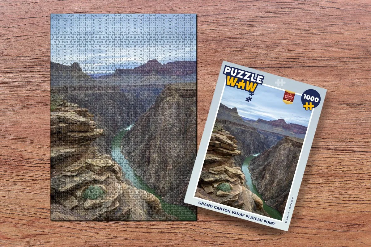 PuzzleWow Grand Canyon Plateau Point Legpuzzel 1000 Stuks - Multicolor