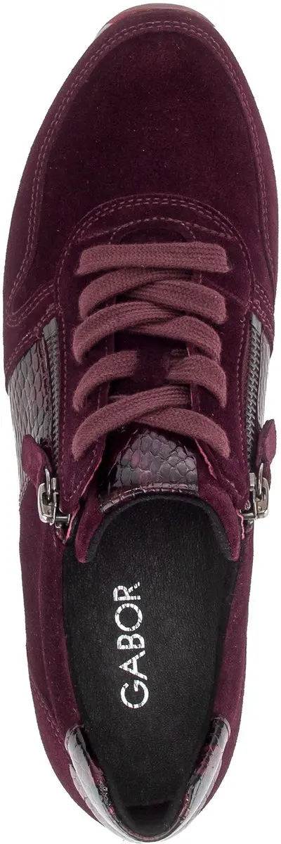Gabor 6019 Dames Sneakers - Bordeaux - Maat 37,5 - afbeelding 5 van 6