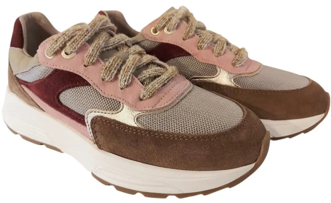 Xsensible Stretchwalker Sneaker Ponte Vecchio 33002.5.304 G Camel Roze Combi