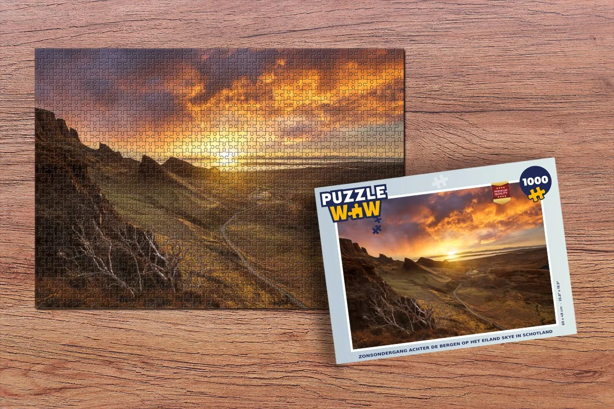 PuzzleWow Legpuzzel Skye - 1000 Stuks - Multicolor