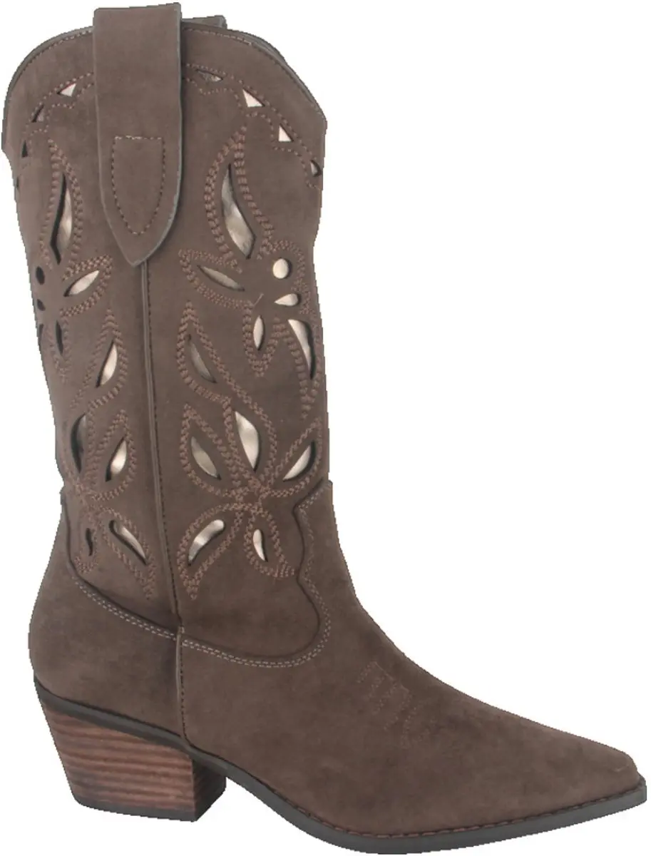 La Strada Western Boot Kaki