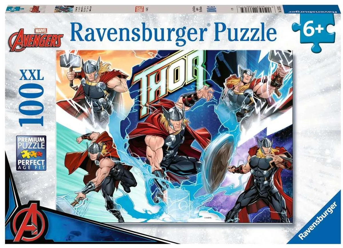 Ravensburger Marvel Thor Legpuzzel 100 XXL Stukjes - Multicolour
