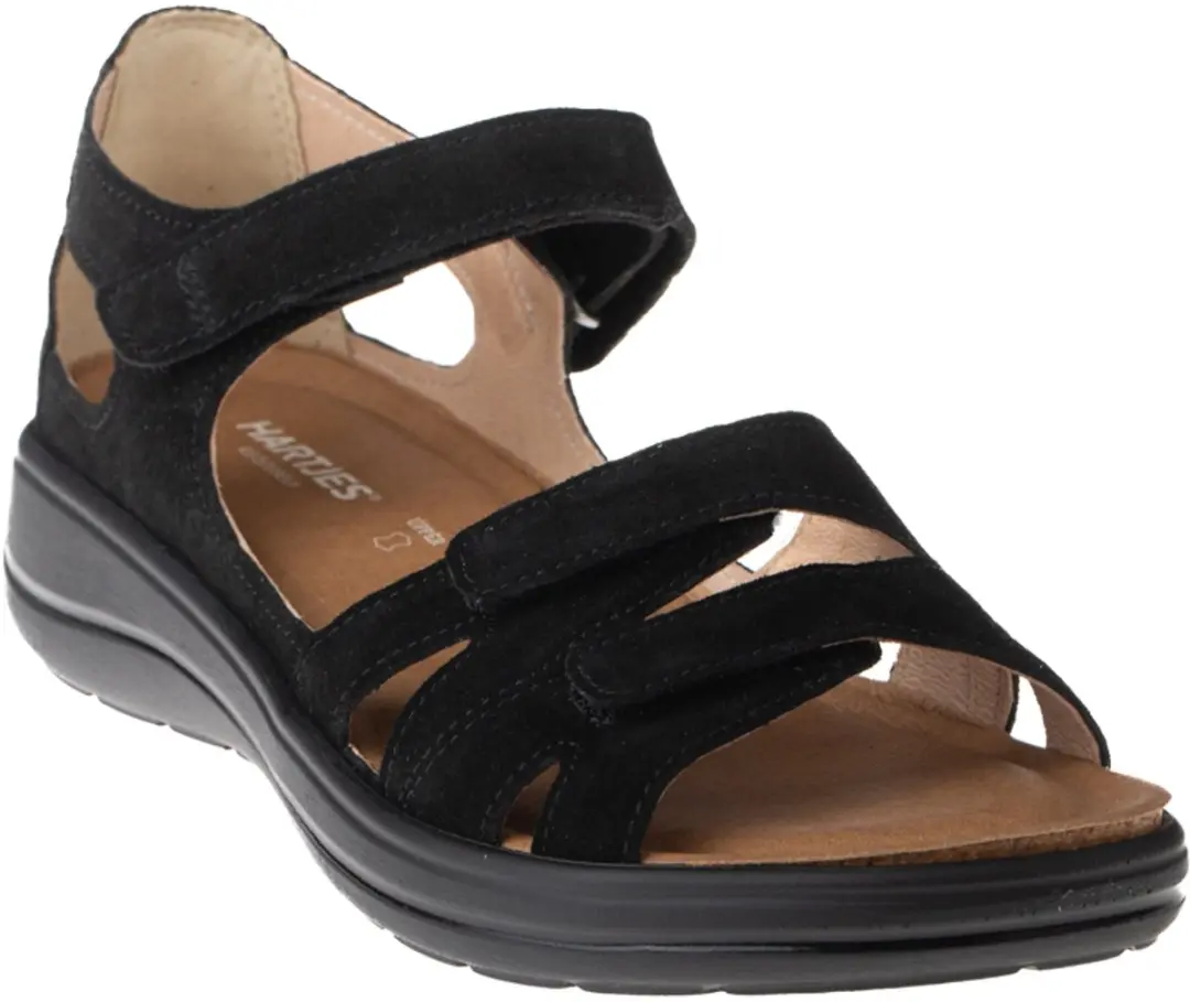 Hartjes Sandalen Dames - Maat 41 - Zwart - afbeelding 2 van 6