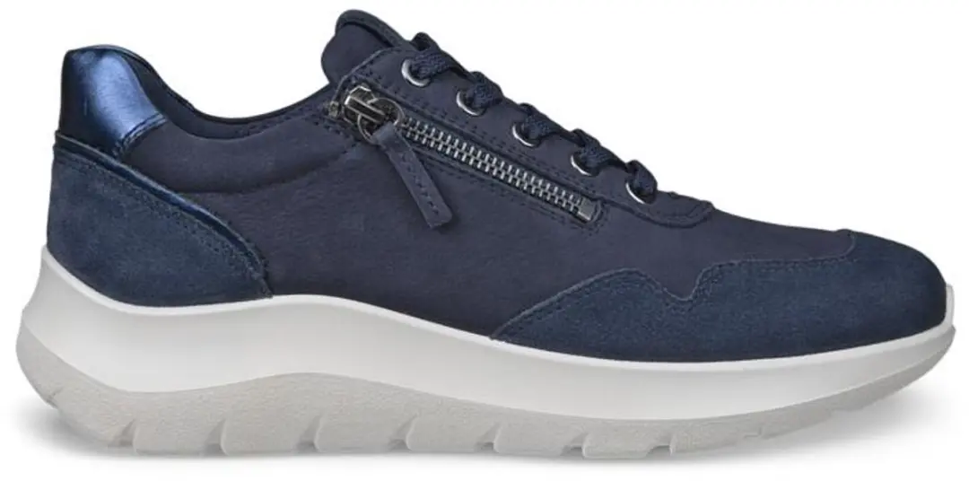 ECCO Valerie Side Zip Sneakers 102520 - Maat 42 - Blauw