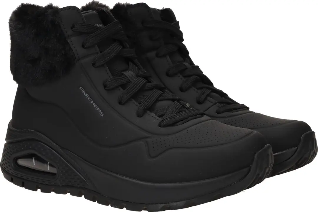 Skechers Uno Rugged - Fall Air Dames Laarzen - Zwart