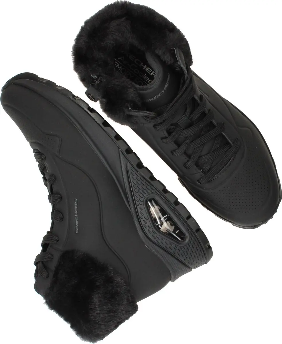 Skechers Uno Rugged - Fall Air Dames Laarzen - Zwart