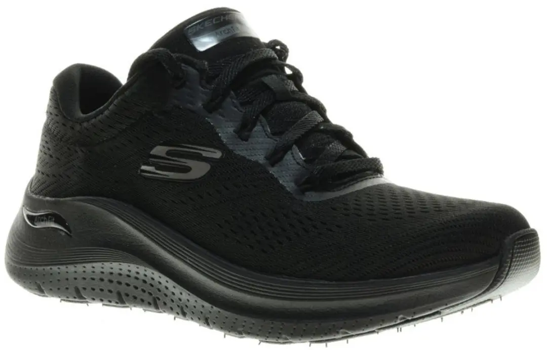 Skechers Arch Fit 2.0 Big League Dames Sneakers - Zwart