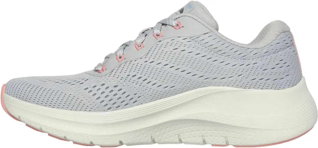 Skechers Arch Fit 2.0 Big League Dames Sneakers 38.5 - Lichtgrijs Multi