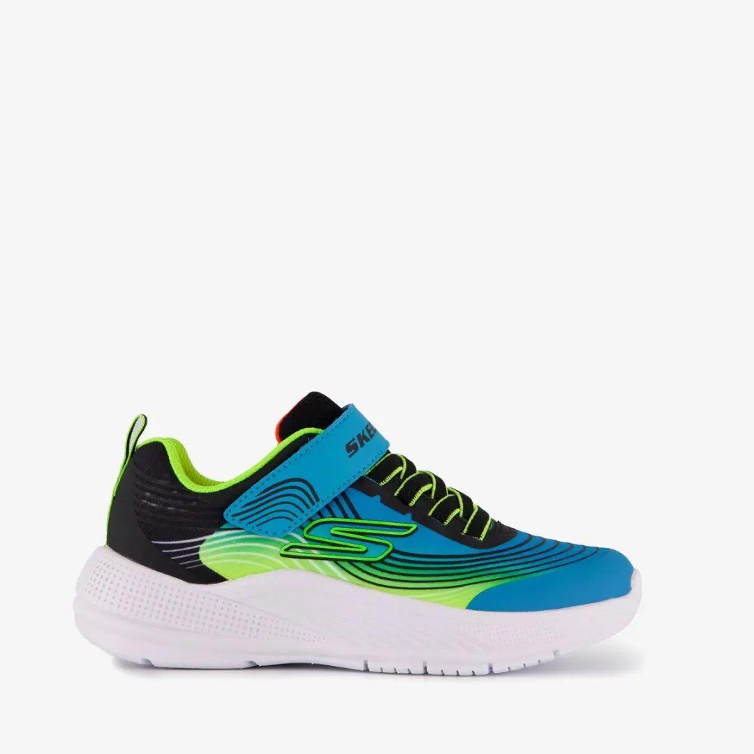 Skechers Microspec Advance Sneakers - Blauw - afbeelding 6 van 6