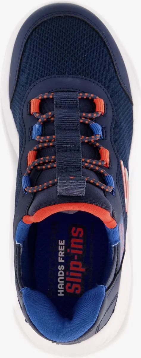 Skechers Slip-ins Bounder kinder sneakers blauw - Maat 32 - Extra comfort - Memory Foam