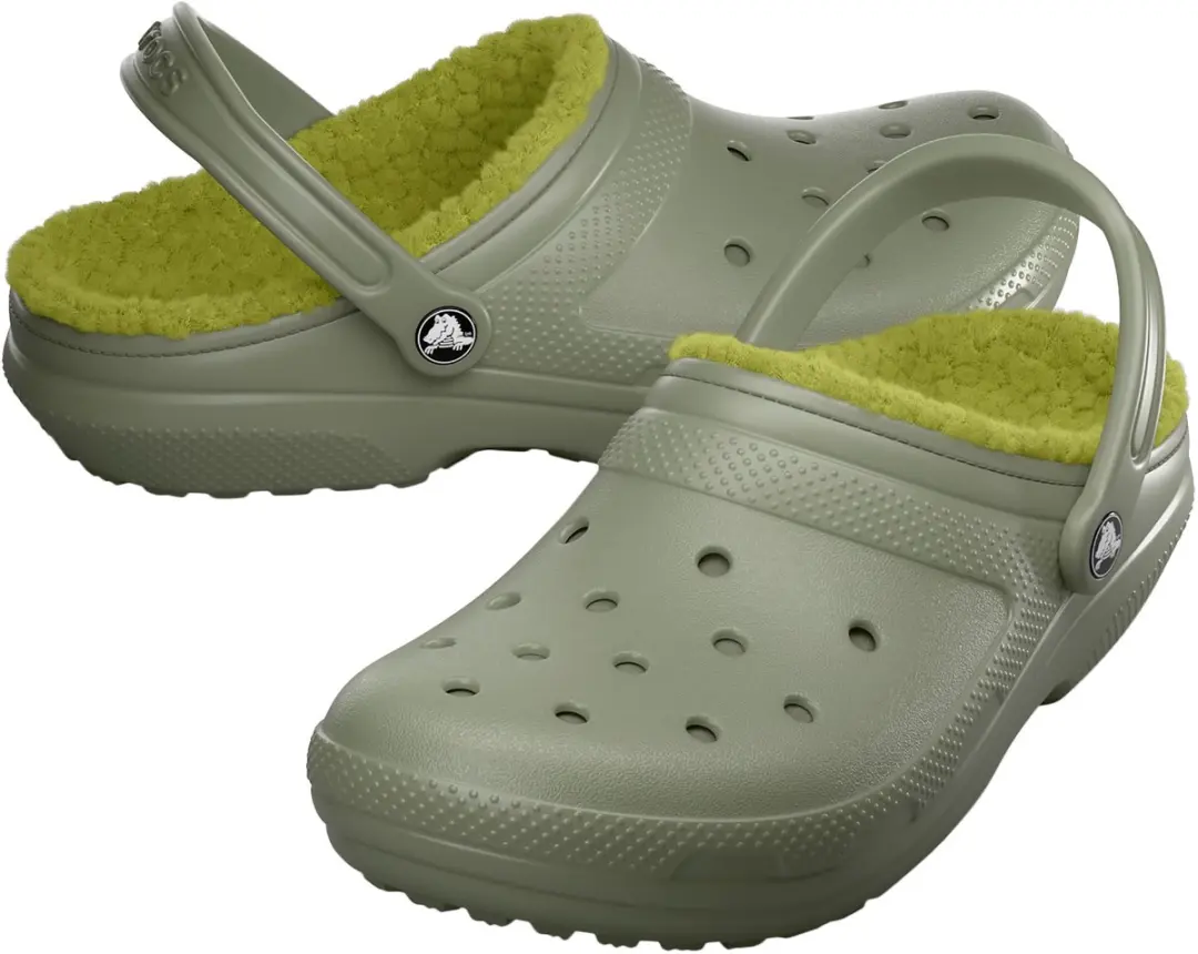 Crocs Classic Lined K Klompen - Groen - EU 29/30