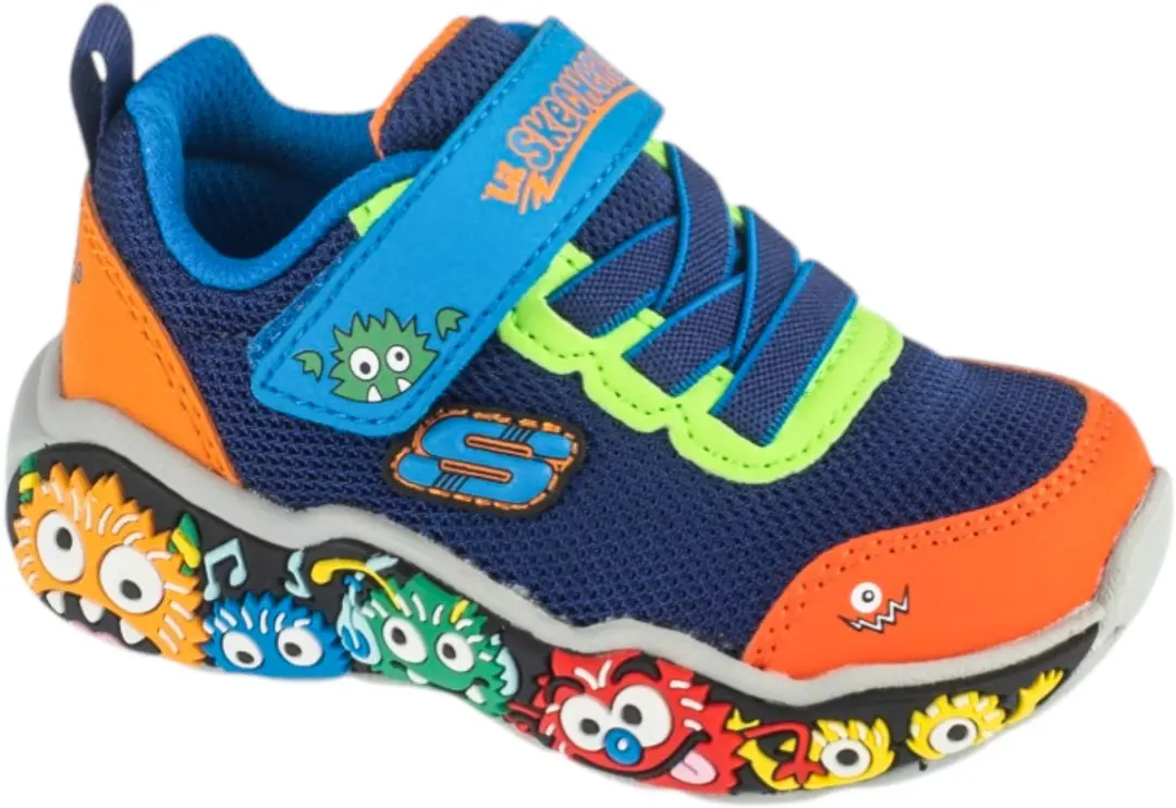 Skechers Play Scene, voor een jongen, Marineblauw, Sneakers, maat: 21