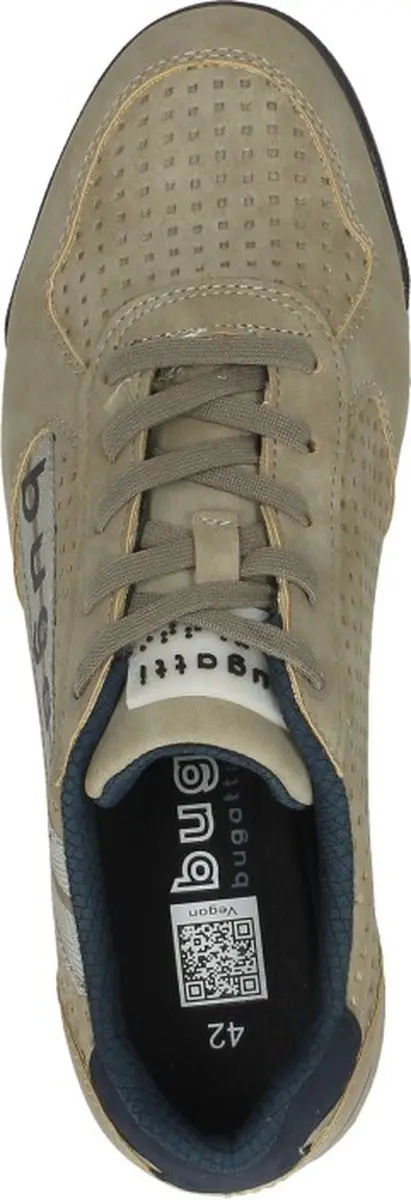 Bugatti Trevor Sneakers Laag - Beige - Maat 43 - afbeelding 5 van 6