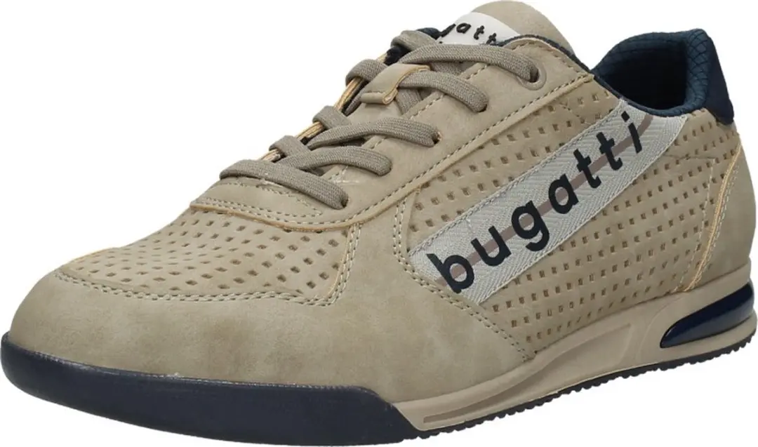 Bugatti Trevor Sneakers Laag - Beige - Maat 43 - afbeelding 4 van 6