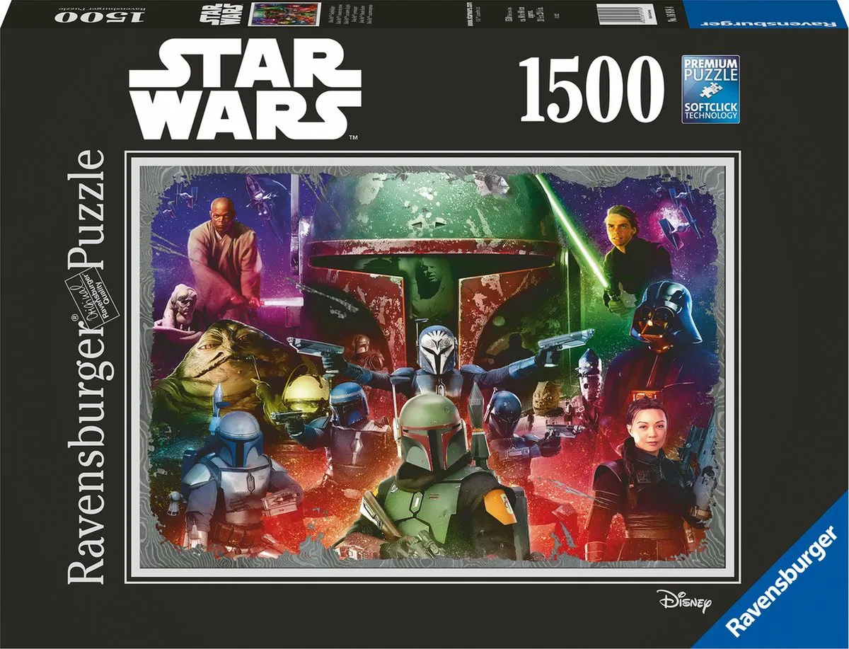 Ravensburger Boba Fett Legpuzzel 1500 Stuks - Multicolor