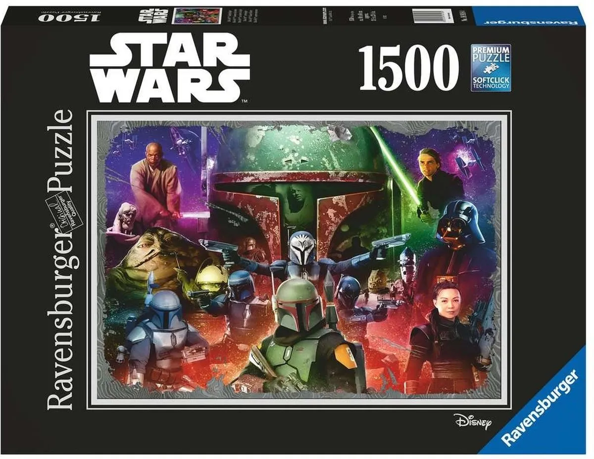 Ravensburger Boba Fett Legpuzzel 1500 Stuks - Multicolor