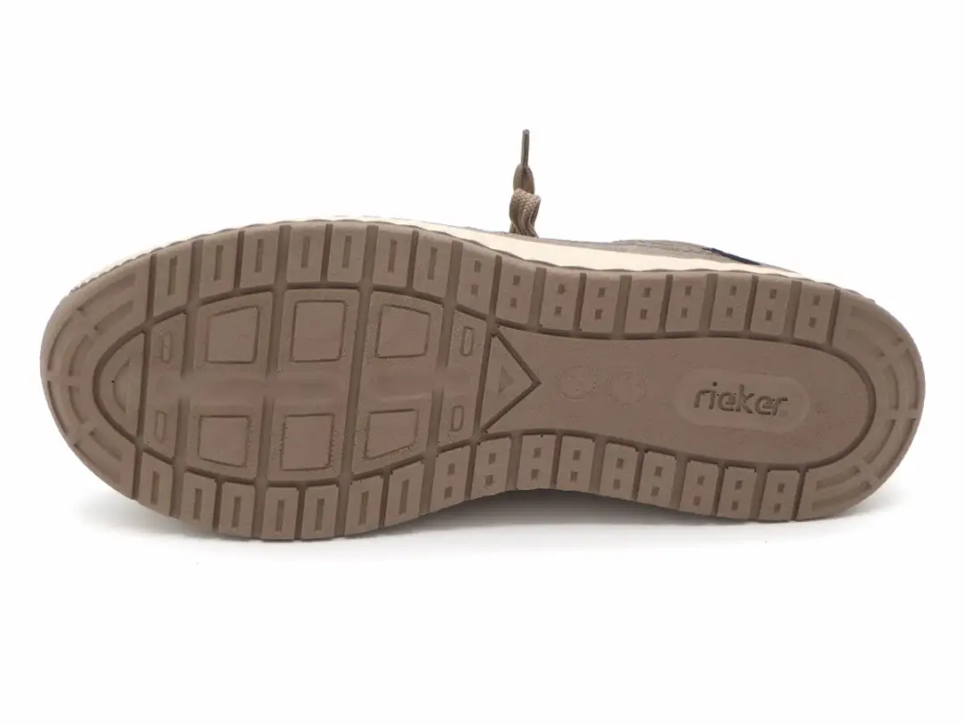 Rieker Heren Sneakers Bruin - Maat 43 - afbeelding 3 van 6
