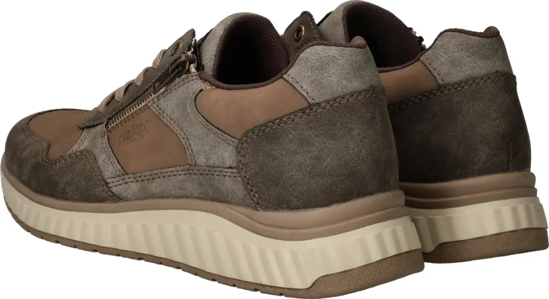 Rieker Heren Sneakers Bruin - Maat 43 - afbeelding 4 van 6
