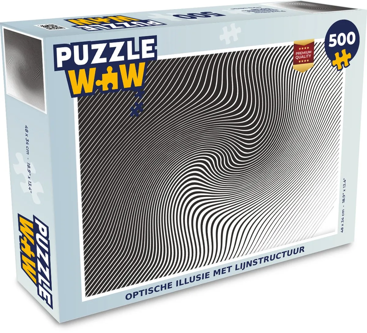 PuzzleWow Optische Illusie Legpuzzel 500 Stuks