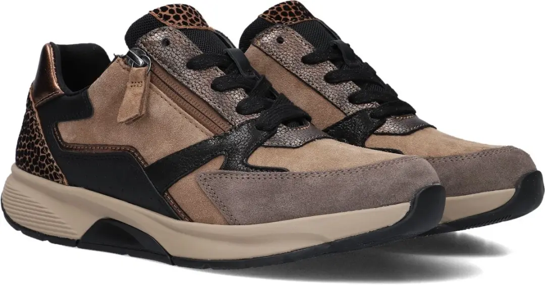 Gabor Rollingsoft Sneakers - Bruin Suede - afbeelding 4 van 6