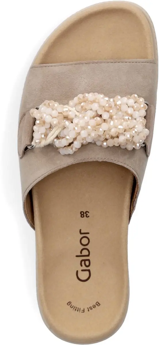 Gabor dames slippers taupe