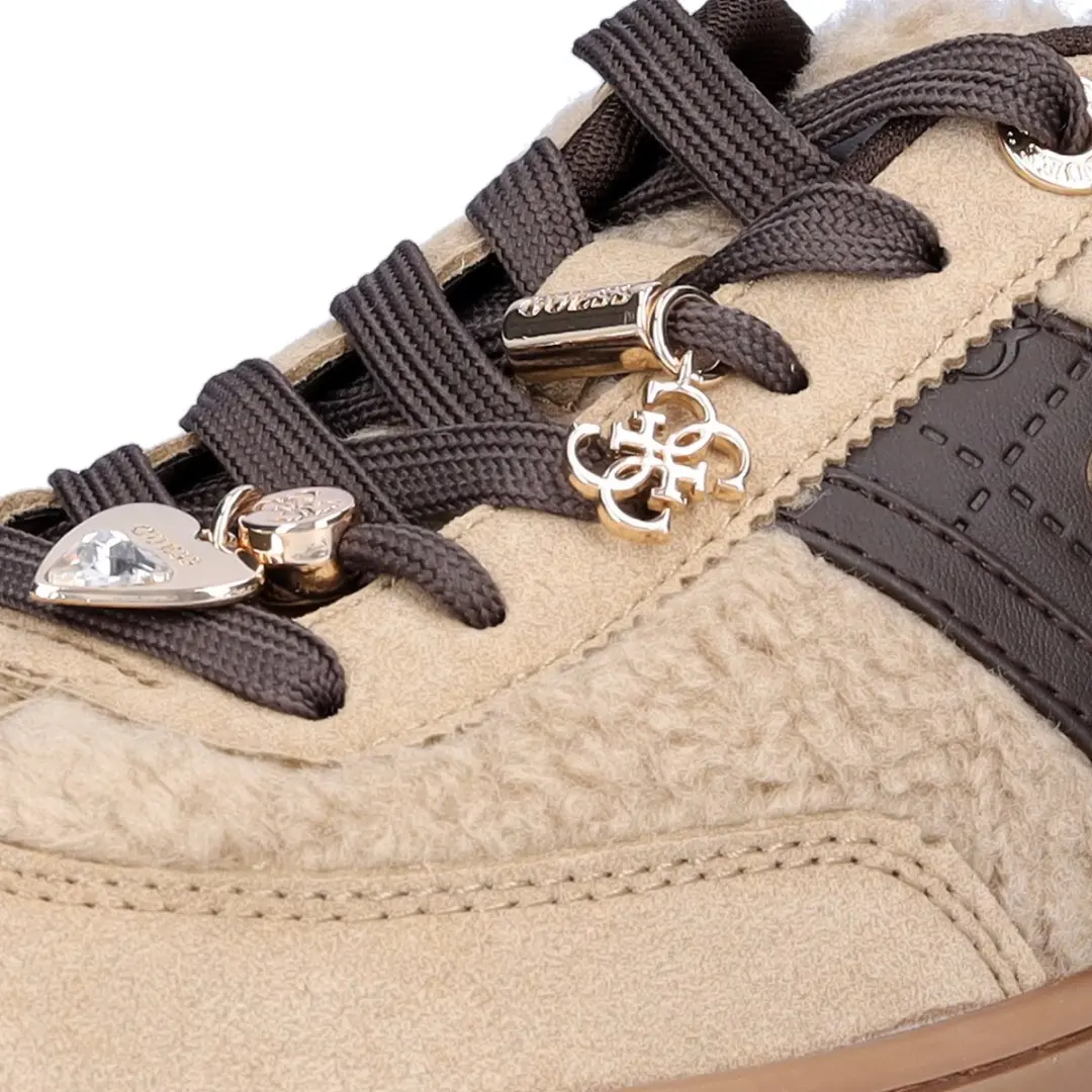 Guess Naoki3 Damessneaker - 38 - Beige