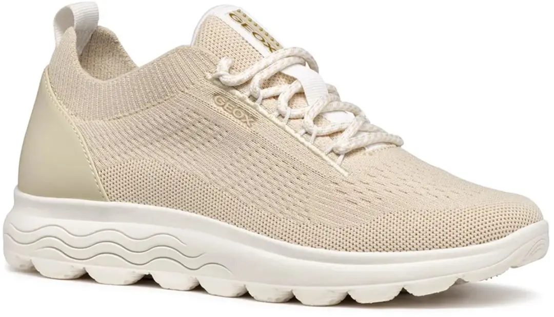 Geox Spherica Dames Sneakers - Licht Taupe - Maat 37