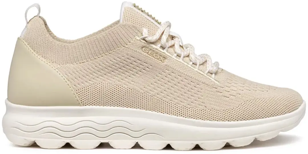 Geox Spherica Dames Sneakers - Licht Taupe - Maat 37