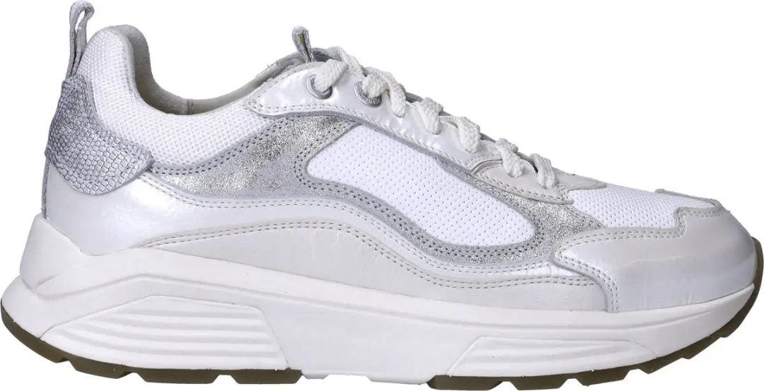 Dames Veterschoenen Xsensible Milau Off White Combi Off White