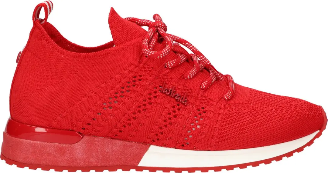 La Strada Sneaker Rood Knitted