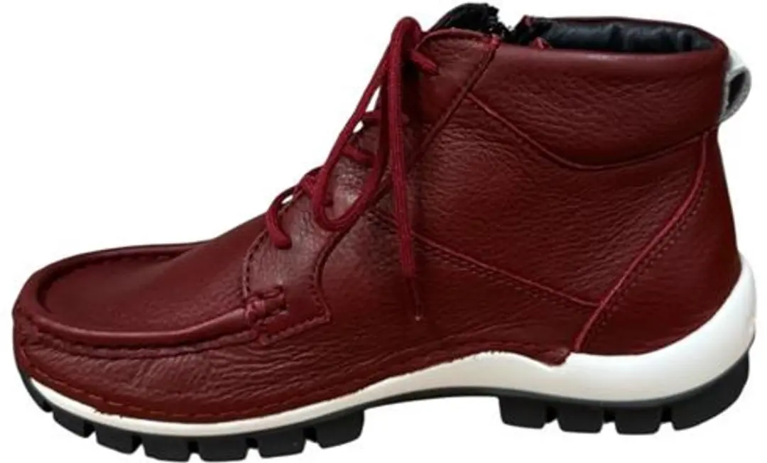 Wolky 0474030 Veterschoenen Dames - Rood Leer - 42 - afbeelding 6 van 6