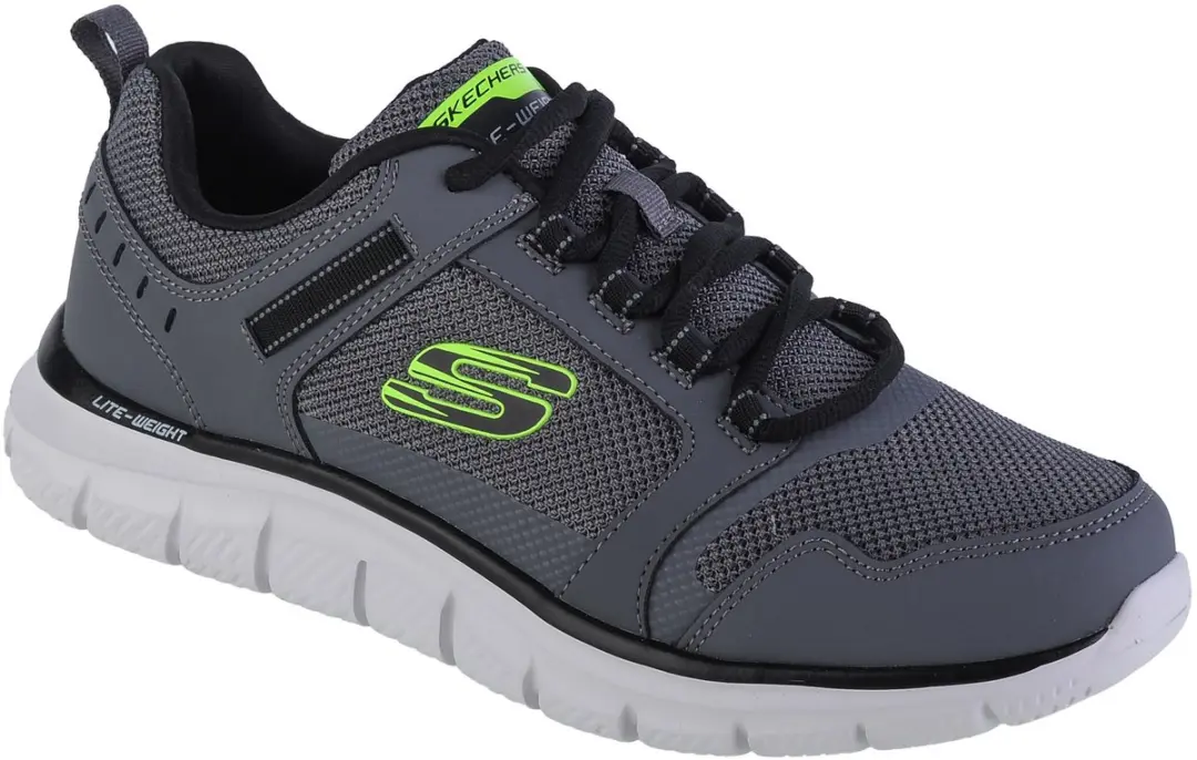 Skechers Track-Knockhill, Mannen, Grijs, Sneakers, maat: 42,5