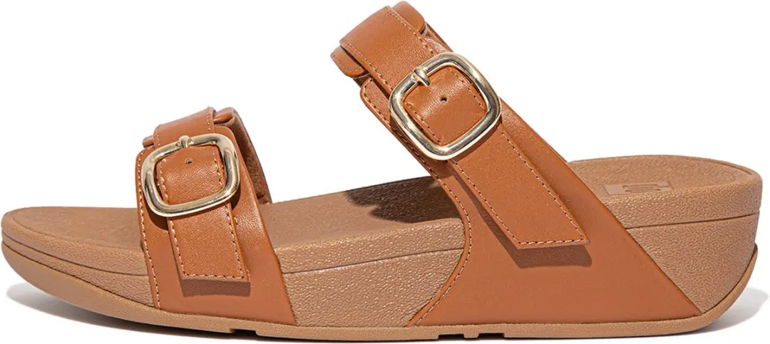 FitFlop Lulu Verstelbare Leren Slides - Maat 40 - afbeelding 2 van 4