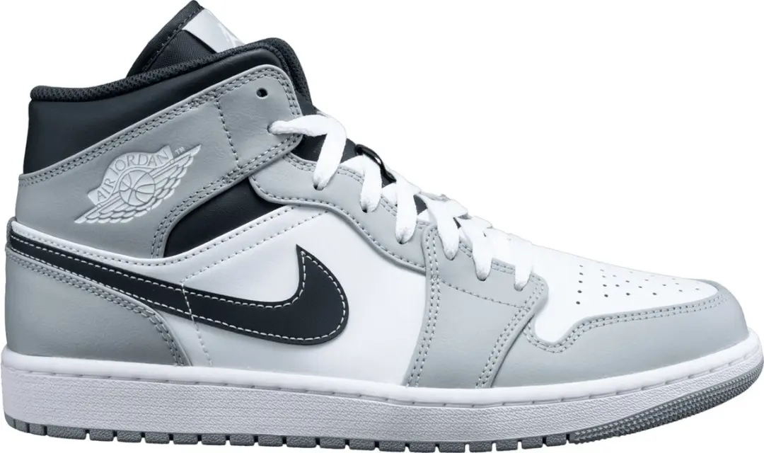Nike Air Jordan 1 Mid Light Smoke Grey Anthracite