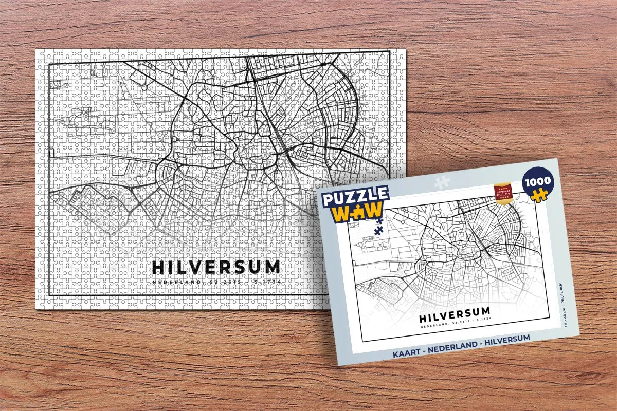 PuzzleWow Legpuzzel 1000 Stuks - Multicolor