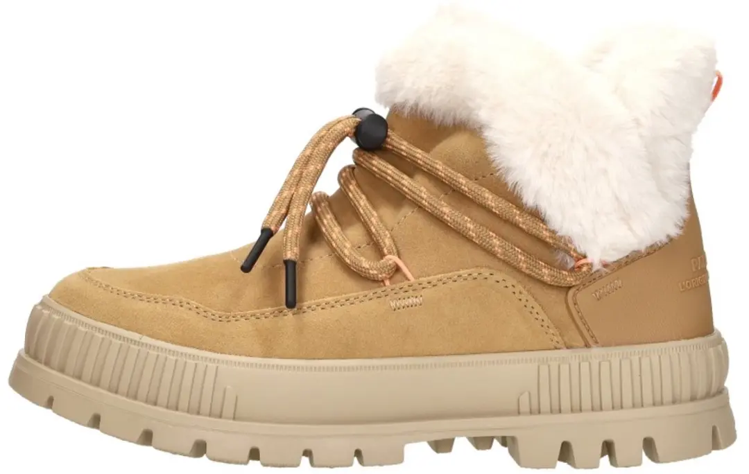 Palladium Pallaschock Lo Hiver Hoge Sneakers - Cognac 40